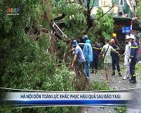 HÀ NỘI DỒN TOÀN LỰC KHẮC PHỤC HẬU QUẢ SAU BÃO YAGI